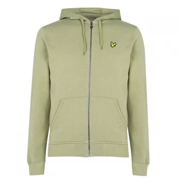 Lyle and Scott & Scott Zip Through Hoodie - Moss W321