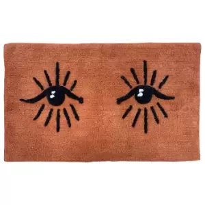 Theia Bath Mat Pecan/Black