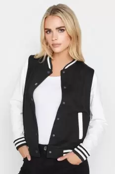 Petite Varsity Bomber Jacket