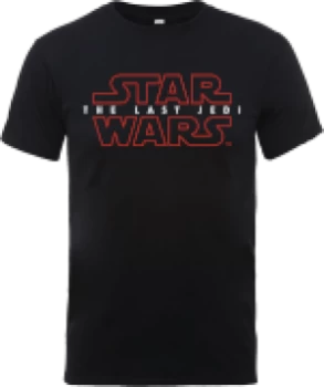 Star Wars The Last Jedi Mens Black T-Shirt - XXL - Black