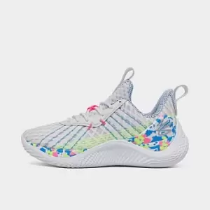 Big Kids Under Armour Curry Flow 10 Basketball Shoes