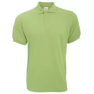 B&C Safran Mens Polo Shirt / Mens Short Sleeve Polo Shirts (2XL) (Pistachio)