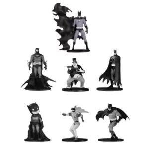 Batman Black & White PVC Minifigure 7-Pack Box Set #4 10 cm