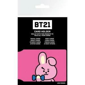 BT21 Cooky Oyster Wallet Travel Holder ID Card Holder