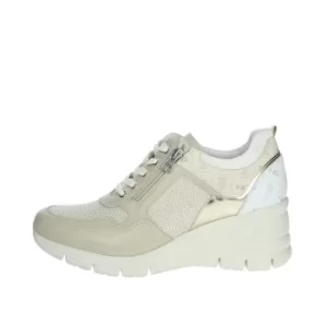 NERO GIARDINI Sneakers Women Beige Pelle/nylon