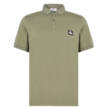 Lonsdale Jersey Polo Shirt Mens - Green