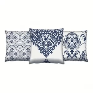 AC-4670-4672-4671 Multicolor Cushion Set (3 Pieces)