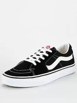 Vans Ua Sk8-Low Plimsoll - Black/White, Size 9.5, Men