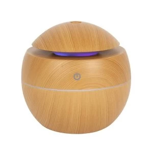 Small Round Wood Grain USB Powered Aroma Diffuser 150ml