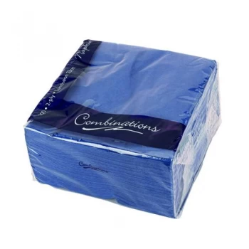 Combinations Napkin 330mm x 330mm Navy Blue Pack of 100 3324NBCOM