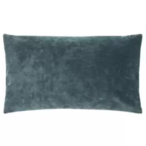 Camden Micro-Cord Corduroy Cushion Denim, Denim / 30 x 50cm / Polyester Filled