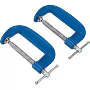 Draper G Clamp Pack of 2 100mm 60mm