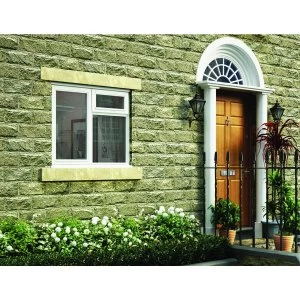 Wickes White Timber Casement Window - LH Side Hung and Top Hung 1045 x 1195mm