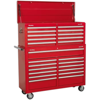 Sealey Superline Pro 23 Drawer Roller Cabinet and Tool Chest Red