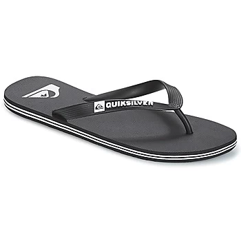 Quiksilver MOLOKAI M SNDL XKKW mens Flip flops / Sandals (Shoes) in Black,8,9,10,11,12,13