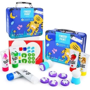 Childrens Finger Paint Kit (Blue)