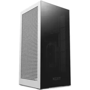 NZXT H1 V2 White Mini ITX Tempered Glass Gaming Case with PSU and AIO - CS-H11BW