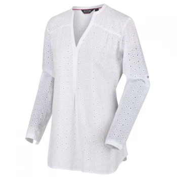 Regatta Maelie Long Sleeve Shirt - White