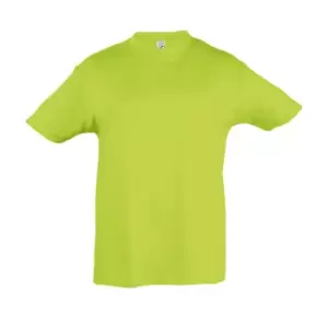 SOLS Kids Regent Short Sleeve T-Shirt (2yrs) (Apple Green)