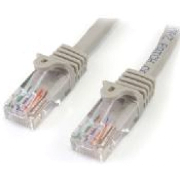 StarTech Category 5e 350 Mhz Snag less Utp Grey Patch Cable 1m