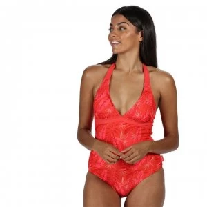 Regatta Flavia Swimming Costume - Red Sky Trop