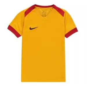 Nike Park II Short Sleeve T Shirt Juniors - Yellow