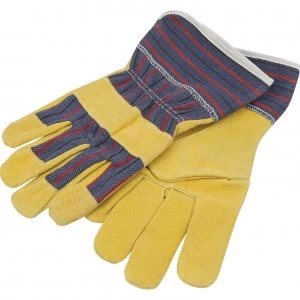 Draper Young Gardeners Leather Gloves One Size