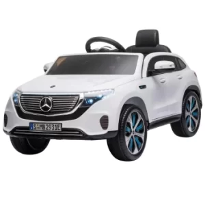 Homcom Mercedes Benz EQC 400 Ride On Electric Car 12V, White