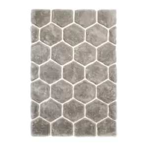 Think Rugs Noble House Rug 30782 Grey White 180X270cm