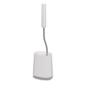 Joseph Flex Lite Toilet Brush with holder - Grey/White