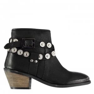 Firetrap Stud Boots Ladies - Black