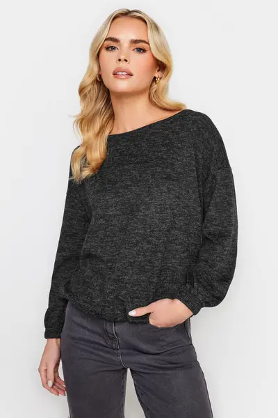 PixieGirl Petite Long Sleeve Top Black