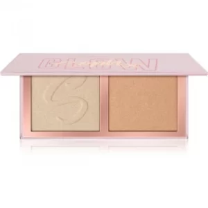 Makeup Revolution Soph X Face Duo Highlighting Palette Shade Sugar Frosting 9 g