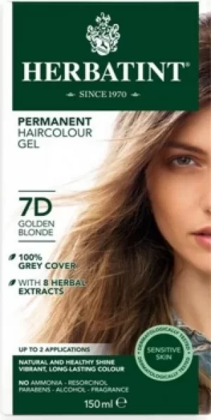 Herbatint Golden Blonde Ammonia Free Hair Colour 7D 150ml