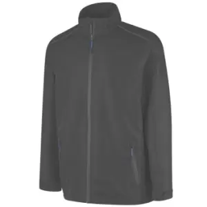 ISLAND GREEN MENS WATERPROOF JACKET CHARCOAL Large