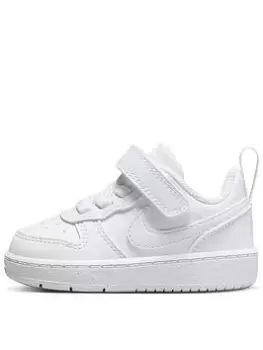 Nike Toddler Court Borough Low Recraft Trainers, White, Size 5.5 Younger