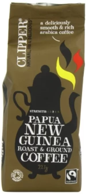 Clipper Fairtrade Organic Papua New Guinea Roast & Ground 227g