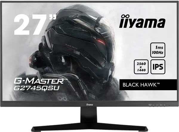 iiyama G-MASTER Black Hawk 27" G2745QSU-B1 Quad HD IPS LED Gaming Monitor