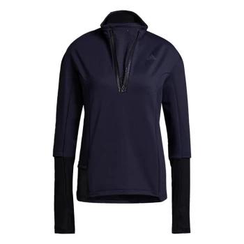 adidas COLD. RDY Running Cover-Up Womens - Black / Black