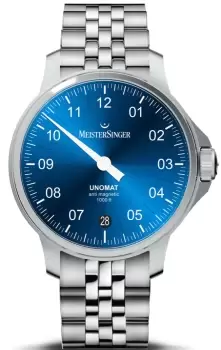 MeisterSinger Watch Unomat Blue