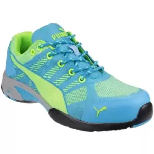 Puma Safety Womens/Ladies Celerity Knit Lace Up Safety Trainers (3 UK) (Blue) - Blue