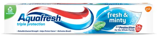 Aquafresh Triple Protection Fresh & Minty Toothpaste 75ml