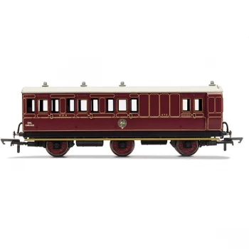 Hornby NBR, 6 Wheel Coach, Unclassed (Brake 3rd) Coach, 472 - Era 2 Model Train