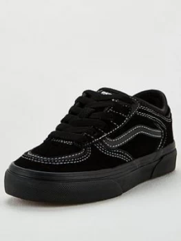 Vans Childrens Rowley Classic - Black, Size 2