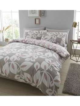 Catherine Lansfield Catherine Lansfield Inga Leaf Duvet Set - Sb