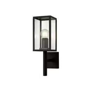 Luminosa Lighting - Upward Wall Lamp, 1 x E27, IP54, Graphite Black