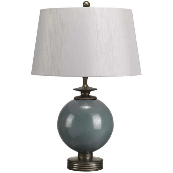 Elstead Babushka - 1 Light Table Lamp Blue, E27