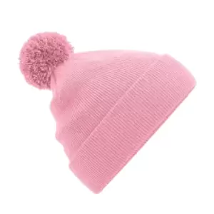 Beechfield Childrens/Kids Original Pom Pom Beanie (One Size) (Dusty Pink)