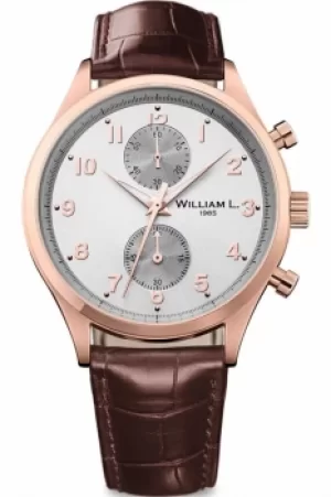 Mens William L 1985 Small Chrono Chronograph Watch WLOR02GOCM