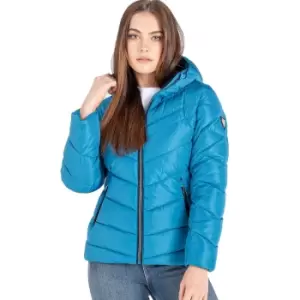 Dare 2b Womens Reputable Full Zip Padded Insulated Coat UK 10- Bust 36', (92cm)